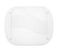 UTHCLO Clear Plastic Coin and Bill Holder Tray Lightweight Scratch-resistant Money Organizer for Restaurants Coffee Shops Multifunctional Tip Plate for Coins Bills and Guest Checks