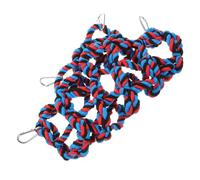 UTHCLO Colorful Parrot Hanging Net Rope Climbing Large Black Birds Hammock for Cage Bite-resistant Pet Play Gym Enhances Physical Mental Health