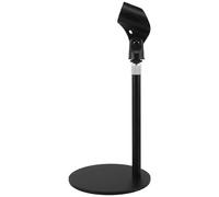 UTHCLO Compact Adjustable Mini Microphone Stand for Desk Portable Mic Holder round Base for Streaming and Home Use