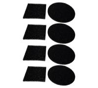 UTHCLO Compost Bin Filter Pads 8pcs Set Round and Square Kitchen Compost Box Litter Boxes Filtration Accessory Cotton Replacement Pads for Odor Control