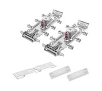 UTHCLO Concealed Kitchen Cabinet Hangers Cupboard Suspension Brackets 1 Pair Heavy Duty Wall Mounted Made of Cold-Rolled Steel , No Drill Installation , Hidden and Sl esign for