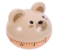 UTHCLO Cooking Timer Mechanical Timer in Khaki Plastic and Metal with Time Control for Students and People with Special Needs for Cooking the Kitchen