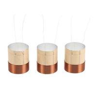 UTHCLO Copper Voice Coil Wire 25.5mm 1 Inch Diameter 3.5ω Stable Resistance 3pcs with Exceptional Conductivity for Speaker and Woofer Repair for Bass Speaker Replacement