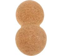 UTHCLO Cork Massage Ball Peanut Shape 8X16Cm Non-Slip Fascia Roller for Muscle Relaxation Back and Neck Relief Fitness Yoga Massage Tool