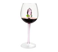 UTHCLO Creative 300Ml Rose-Shaped Glass Wine Goblet, Reusable Stemmed Wine Cup for Parties and Home Dining, Colorful Cocktail Glassware Gift for Valentine’S Day