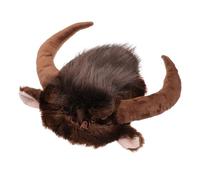 UTHCLO Creative Brown Pet Headband Dog Costume Headgear Realistic Festive Headwear for Cats and Dogs Party Decoration Eye-catching Adorable Pet Hat for Charming Looks