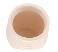 UTHCLO Creative Small Aquarium Cave Hideout Pottery Fish Tank Decoration for Shrimp Breeding and Fish Shelter White Flat-bottom Hiding Cave Ornament for Indoor Tanks