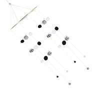 UTHCLO Crib Mobile Bee Wind Chime Pendant with Felt and Iron Materials, Creative Lovely Design for Room, Rotating with Wind to Cultivate Cognitive Ability