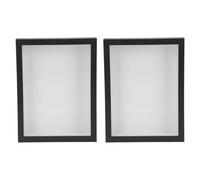 UTHCLO Decoration Frame Record Highlight the Appearance Small 2pcs Wooden Display Case for Black Flower with Simple and Generous Beauty of DIY Weddings Nature