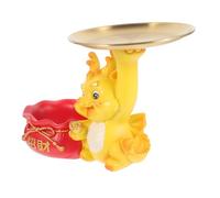 UTHCLO Decorative Dragon Key Holder Tray Stylish Entryway Organizer for Keys Coins Jewelry Candy Multifunctional Resin Desktop Storage Dish for Home and Office