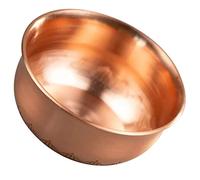 UTHCLO Delicate Copper Offering Cup Retro Metal Temple Water Cup for Buddhist Worship Aging Design Smooth Polished Surface Practical Home and Ritual Supplies