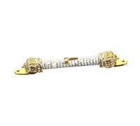 UTHCLO Delicate Metal Jewish Mezuzah for Outside Door with Scroll Included Vintage Religious Bible Crown Design Lightweight and Artistic Front Door Ornament for Home Blessing and
