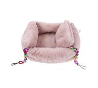 UTHCLO Delicate Two Plush Pet Hammock Bed for Small Animals Cozy Hanging Nest with Easy Installation Comfortable Hideaway for Hamsters Squirrels Guinea Pigs Chinchillas Rats and Ferrets