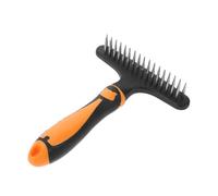 UTHCLO Deshedding Brush Comb Dog Shedding Comb Gentle on Skin Versatile Grooming Tool Plastic Metal 6" for Daily Grooming on The Go Cats Dogs