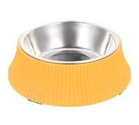 UTHCLO Detachable Pet Food Bowl Cat Water Bowl Anti-fall User-friendly Design Stainless Steel Large Capacity for Pets and Kittens Feeding