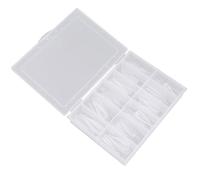 UTHCLO Diamond Shape Nail Tips Made of Sturdy Plastic for Easy to Apply DIY Nail Art, for Party and Holiday Events with Creative and Unique Design