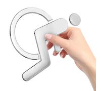 UTHCLO Disabled Wheelchair Toilet Sign Plate Symbol, Washroom Restroom Marker for Accessible Facilities, Sturdy Safety Sign for Public and Commercial Use