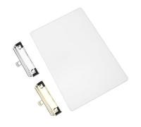 UTHCLO DIY Resin Casting Mold Set for Art Making - Small File Folder Clipboard Silicone Mold with Gold and Silver Metal Clips - Craft Decoration Mould for Home Decor and Jewelry Supplies