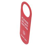 UTHCLO Do Not Disturb Sign Office Door Hanger Double Sided Fake Leather Privacy Door Knob Sign for Meeting Hotel Home Use and Clear Messaging