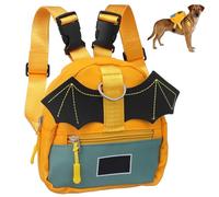 UTHCLO Dog Harness Backpack for Pets with Large Capacity Canvas Material and Waterproof Design, Comfortable Hand Feeling Suitable for Storing Daily Objects and Power Banks, for Friends