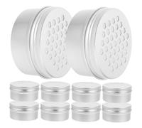 UTHCLO Dog Scent Training Boxes Metal Tins with Lids 80ml 10pcs Aluminum Containers for Canine Scent Work and Detection Training Supplies and Working Dogs