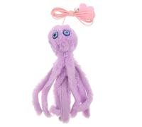 UTHCLO Door Play Indoor Cats and Kittens Hanging Bell with Cat Interactive Fun Plush Octopus Design Self Training Stimulation Active and Entertained