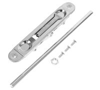 UTHCLO Double Door Flush Bolt Security Slide Latch with 10 inch Rod, Stainless Steel, Suitable for Double Door Lock Latch Systems and Commercial Applications