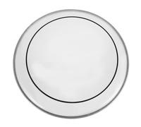 UTHCLO Double-layer Oil Skin Drum Head Silent Practice Drum Pad for Jazz Drummers White Quiet Replacement Skin with Enhanced Sound Performance for Home and Studio Use