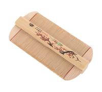 UTHCLO Double Sided Bamboo Fine Tooth Comb Set for Dandruff Removal Vintage Pet Grooming Tool for Dogs and Cats Ultra Fine Teeth for Scalp Care