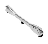 UTHCLO Drum Ear Accessories Drum Hooks Parts Double End Replacement Silver Aluminum Alloy