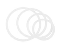 UTHCLO Drum Mute Circle Set 4pcs White Snare Drum Silence Rings 10/12/14/16 Inch Portable Voice Dampener Practice and Noise Reduction