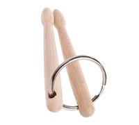 UTHCLO Drumstick Keychain Pendant Vivid Drum Stick Design Key Ring for Music Lovers Convenient Key Holder Gift for Drummers and Band Fans