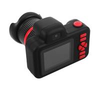 UTHCLO Dual Lens Digital Camera for Beginners Mini Lightweight Camera with HD Video Recording Durable Drop Resistant Design for Birthday in Black