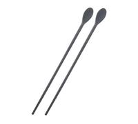 UTHCLO Dual Use Silicone Chopstick Spoon Smooth Polished Multi Function Kitchen Gadget for Stirring Coffee Desserts Hot Pot Noodles and Beverages Easy to Clean and Store