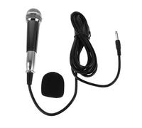 UTHCLO Dynamic Wired Microphone with All Metal Body for Clear Singing Sound Portable Handheld Mic for Karaoke and Outdoor Speaker Use Black Microphone