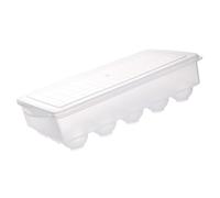 UTHCLO Egg Carton Lid Household Plastic Egg Storage Box Lattices Organizer for Fridge Stackable Design