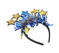 UTHCLO Eid Mubarak Headband with Star and Moon Design Glitter Sequin Hair Accessories for Ramadan Celebrations Comfortable and Stylish Photo Props for Festive Occasions