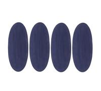 UTHCLO Elbow Knee Patches 2 Pair Oval Shape Blue Fake Leather for Repairing Torn Areas on Jackets Sweaters and Pants