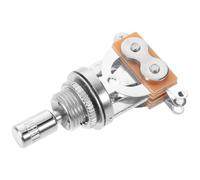 UTHCLO Electric Guitar 3 Way Toggle Switch 5 Pcs Guitar Hardware Replacement Part with High Sensitivity Smooth Operation Cylindrical Switch Knob Silver for DIY Enthusiasts and Guitarists