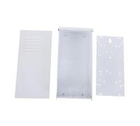 UTHCLO Electrical Enclosure Box Weatherproof Steel Wall Mounted White 10.7x5.1x2.6" for Smart Control Systems and Outdoor Sockets, Industrial Zones and Emergency Repairs