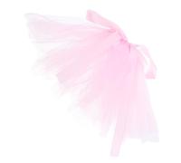 UTHCLO Elegant Pink Lace Mesh Dog Dress with Zipper for Soft Breathable Pleated Skirt Puppy Outfit for Fall Wedding Birthday and Fancy Occasions Suitable for All Breeds