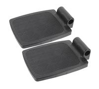UTHCLO Elevating Wheelchair Footrest Stable Plastic Footplates with Replacement Pedals for Patient Comfort and Safety Easy to Fold and Carry Suitable for Special Needs Users