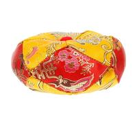 UTHCLO Embroidered Tibetan Singing Bowl Cushion Pad Buddha Sound Bowl Mat Soft Cloth Meditation Mat Cushion for Buddhist Prayer and Mindfulness Practice