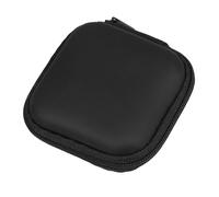 UTHCLO Eva Hard Shell Headphone Case and Earphone Pouch Portable Travel Storage Protective Black Carrying Bag for Headset and Earbud Users