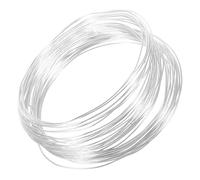 UTHCLO Flexible Aluminum Crafts Wire Silver Anodized Metal for Jewelry Making Floral Arrangements Beading DIY Crafting Easy to Shape Artistic Wire for Creative Projects