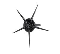 UTHCLO Foldable Five Leg Trumpet Stand Stable Musical Instrument Display Holder with Skid Lint for Support Black Practical Rack for Musicians