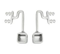 UTHCLO Glasses Nose Pad Arm Replacement Metal High Nickel Nose Piece Support for Eyeglasses 1 Pair of Adjustable for Comfortable Fit