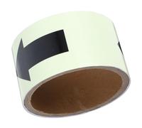 UTHCLO Glow-In-The-Dark Directional Arrow Tape, 5Cm X 1M PVC Reflective Floor Marking Sticker for Safety Signs, Self-Adhesive Arrow Direction Marker for Indoor Industrial and Occupational