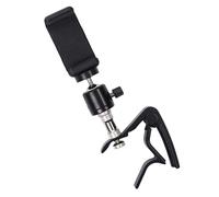UTHCLO Guitar Capo Phone Mount Metal Clip Holder for Acoustic Electric Guitarists Practice Smartphones Music View