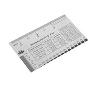 UTHCLO Guitar String Action Gauge Ruler Precise Height Measurement Tool for Acoustic Bass Guitars Fretboard Setup Accessory to Enhance Playability and Maintain String Action